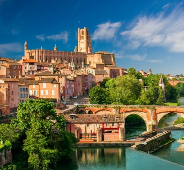 Albi, Kathedrale Sainte-Cécile und der Tarn, 10 Min. vom Gästezimmer